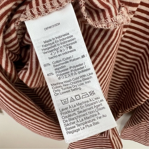 Madewell Double-Faced Henley Tee in Stripe - Picture 12 of 16